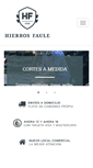 Mobile Screenshot of hierrosfaule.com